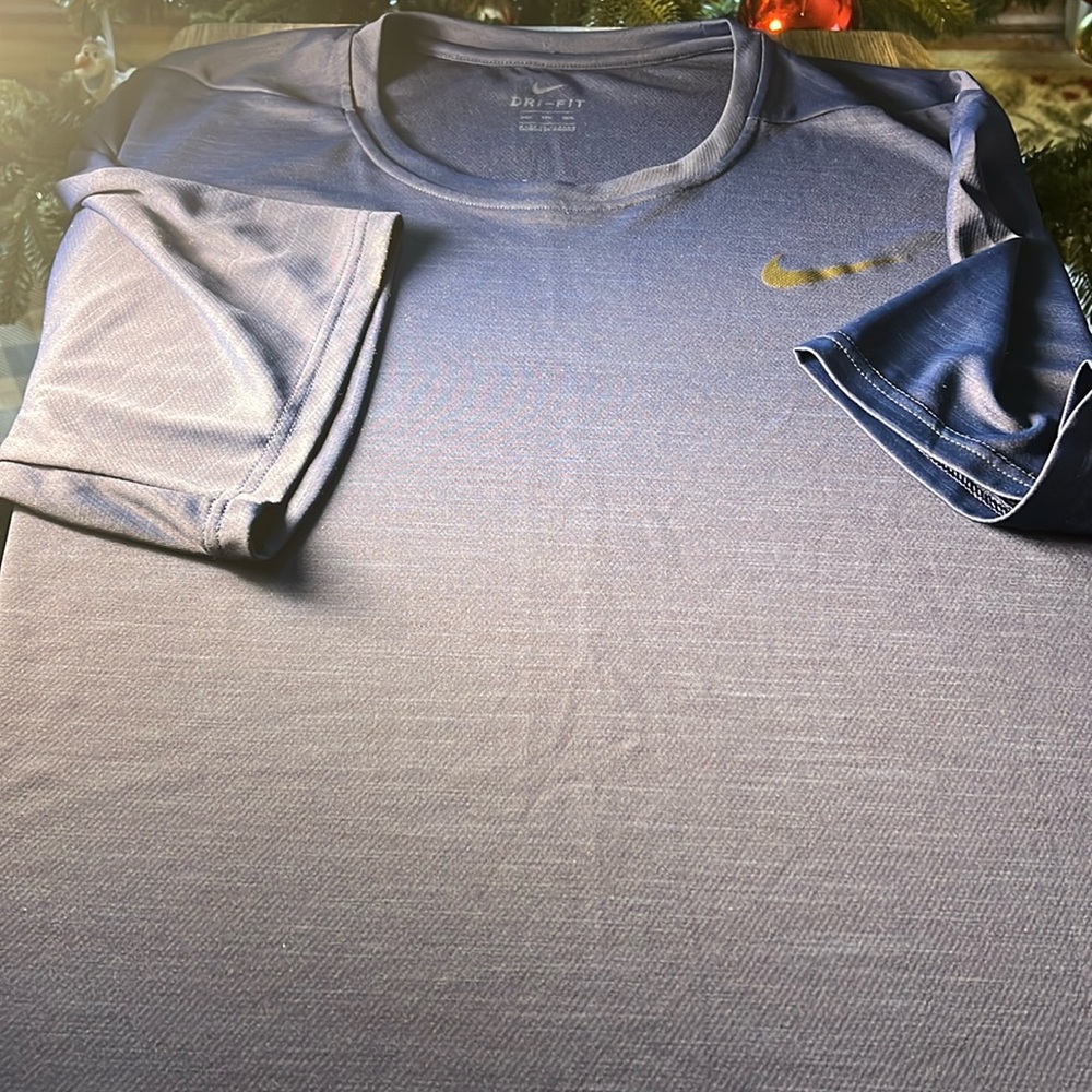 Nike Mens Dri Fit Performance Tee Color Blue Size XXL